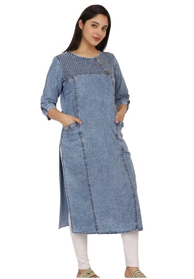 denim kurti