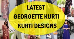 latest georgette kurti designs