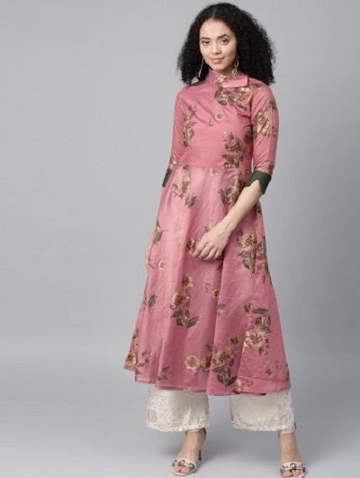 Fit and Flare Kurti Neck Idea