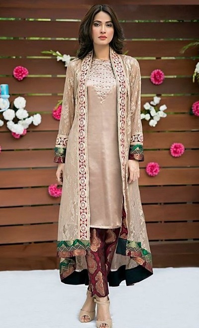 Kurti Pant With Long Jacket