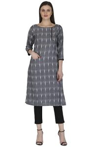 Latest 40 Types of Boat Neck Kurti Designs (2022) - Tips and Beauty