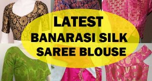 latest banarasi silk blouse design