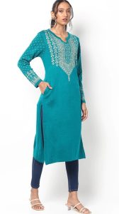 woolen kurti with shawl
