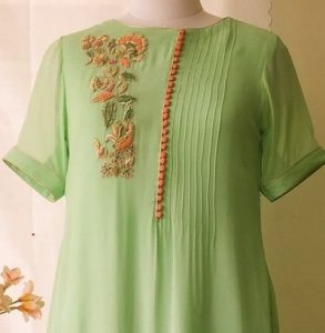 Latest 50 Types Of Thread Work Kurti Designs (2022) - Tips and Beauty