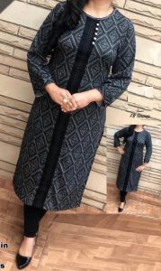 woolen kurti with shawl