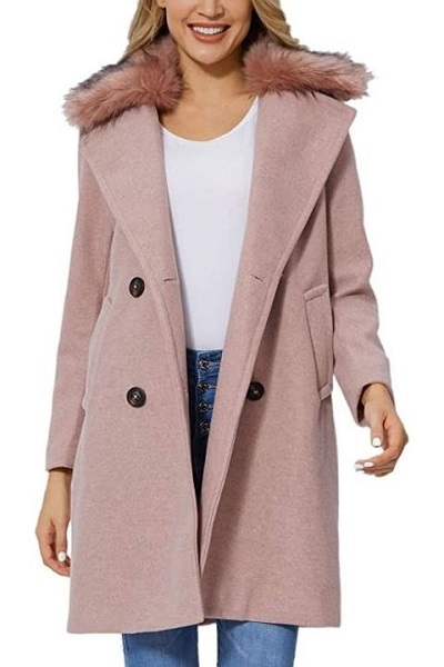 For Double Breasted Trench Coat