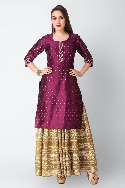 Kurti Palazzo Designer Set