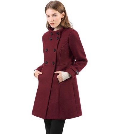 Long Pea Coat For Ladies