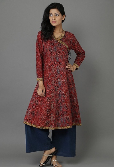 Yoke Pattern Block Print Kurti