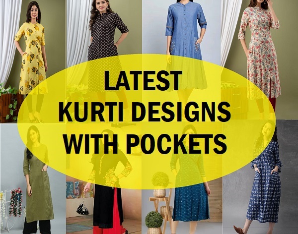 kurti with pocket designs