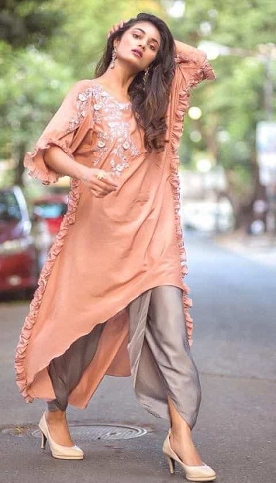 High Low Stylish Summer Pastel Kurta