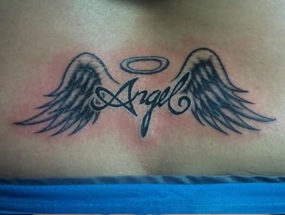 Intricate Angel Tattoo