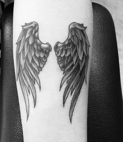 Paired Angel Wing Tattoo