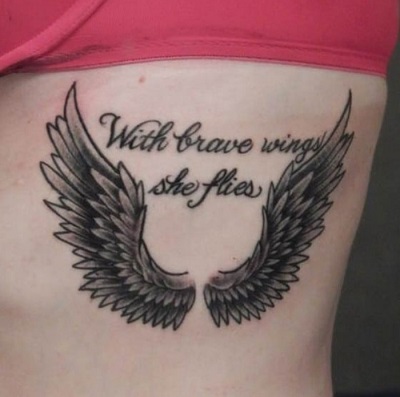 Quotation Angel Tattoo