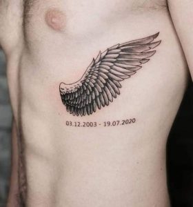 Rib Cage Tattoo For Men 280x300 