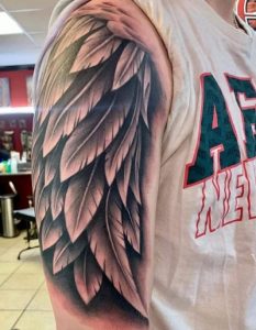 Latest 50 Men Angel Wings Tattoo Designs (2024) - Tips and Beauty