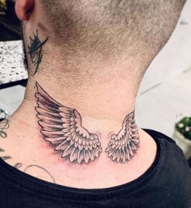 Latest 50 Men Angel Wings Tattoo Designs (2024) - Tips and Beauty