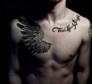 Latest 50 Men Angel Wings Tattoo Designs (2024) - Tips and Beauty