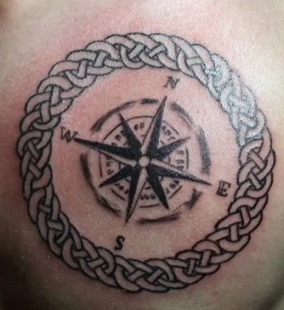 Compass Celtic Design