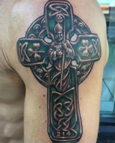 Cross Celtic Blend Tattoo