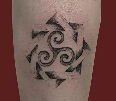Spiral Celtic Tattoo
