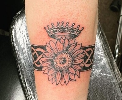 Sunflower Celtic Tattoo