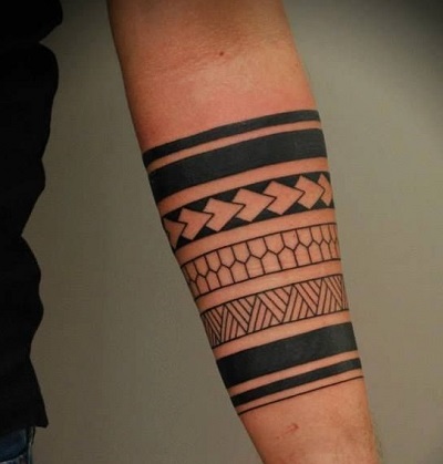 Thick Banded Armband Tattoo