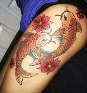 Latest 50 Koi Fish Tattoo Designs with Meaning For Men and Women