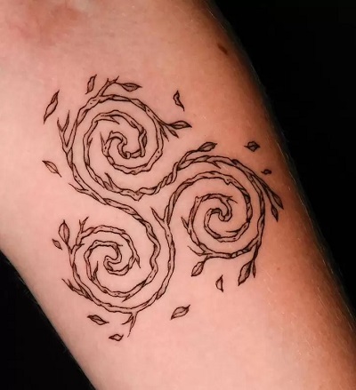 Thorned Celtic Symbol Tattoo