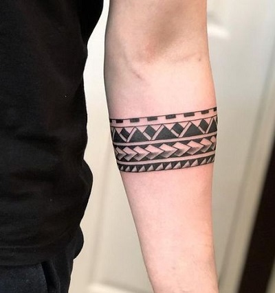 Tribal Armband tattoo for men