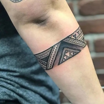 Polynesian Intricate Pattern Tattoo
