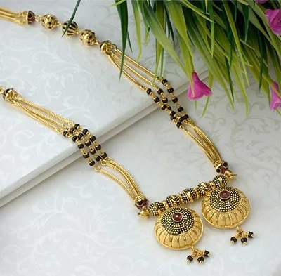 Fancy Gold Marathi Mangalsutra