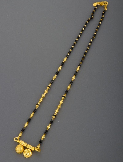 Medium Length Marathi Vati Gold Mangalsutra