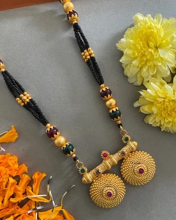 Small Beaded Style Maharashtrian Mangalsutra