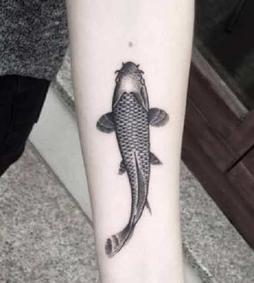 Arm Tattoo For Women With Fish Design