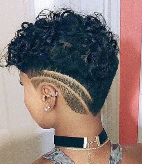 Artistic Side Undercut Hairstyle