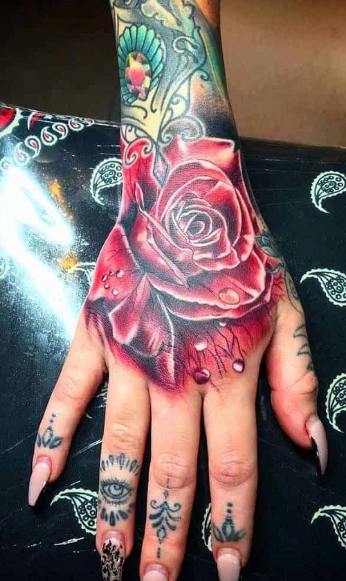 Back Of The Hand Tattoo