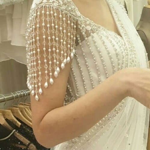 Beaded sleeve Blouse