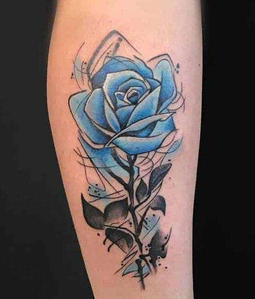 Blue Tattoo Tattoo For Women
