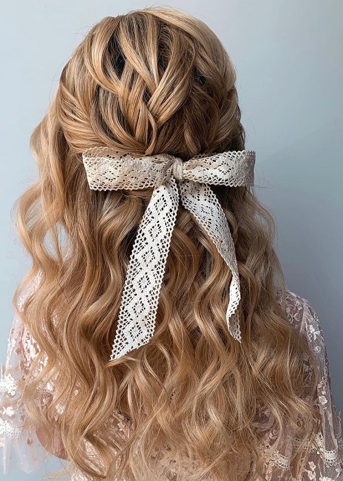 Bow bridal Hairstyle