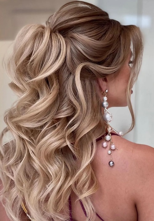 Bridal Curly updo Hairstyle