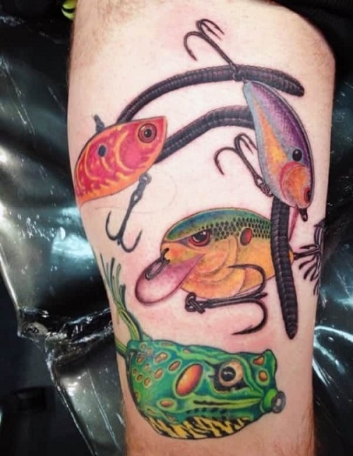 Colorful Fishes Tattoo
