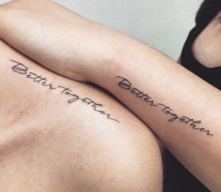 Couple Friendship tattoo