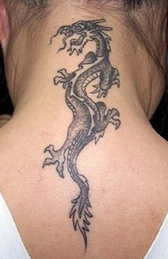 Dragon nape Tattoo Design