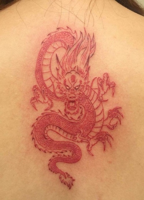 Fierce Dragon Tattoo