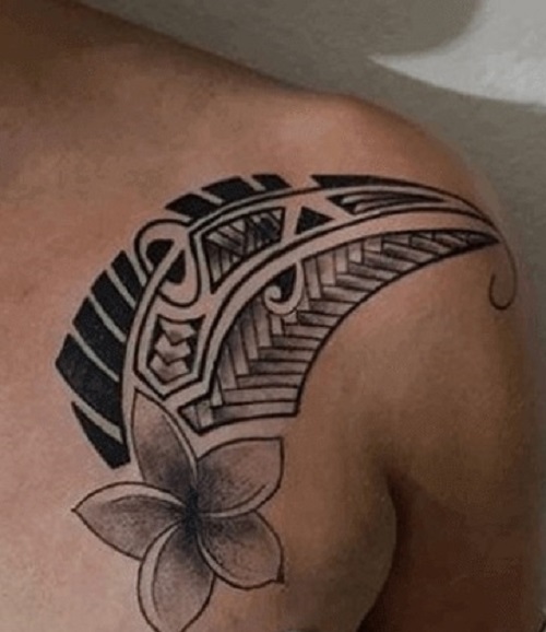 Floral Maori Tattoo
