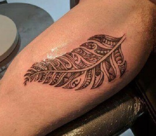 Leaf Pattern Tattoo