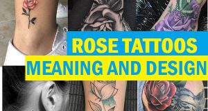 Rose Tattoo Designs meaning and patterns