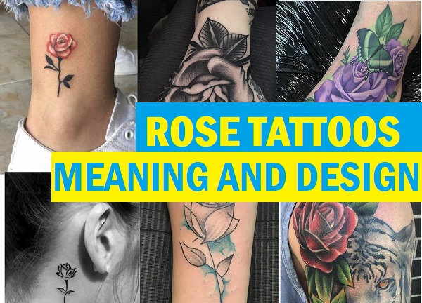 Rose Tattoo Designs meaning and patterns