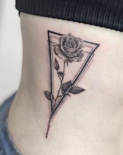 Side Waist Tattoo